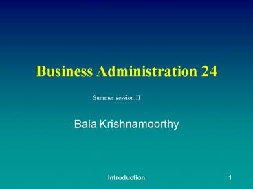 Business Administration 24