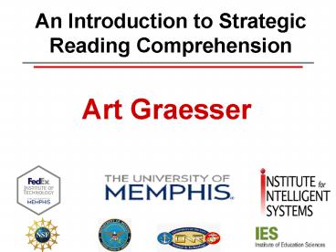 An Introduction to Strategic Reading Comprehension
