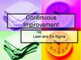 Continuous Improvement PowerPoint PPT Presentation