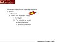 Information policy and the protection of privacy PowerPoint PPT Presentation