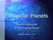 Extrasolar Planets