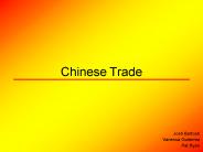 Chinese Trade