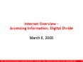 Internet Overview  PowerPoint PPT Presentation