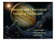 Discovery and Observation Including Techniques PowerPoint PPT Presentation