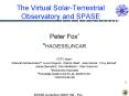 The Virtual SolarTerrestrial Observatory and SPASE PowerPoint PPT Presentation