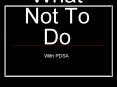 What Not To Do PowerPoint PPT Presentation