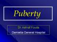 Puberty PowerPoint PPT Presentation