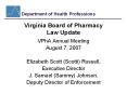 Virginia Board of Pharmacy Law Update PowerPoint PPT Presentation