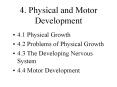 4. Physical and Motor Development PowerPoint PPT Presentation