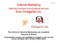 Internet Marketing Web Site Promotion and Advertising Services from OmegaNet Inc.