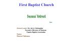 First Baptist Church PowerPoint PPT Presentation