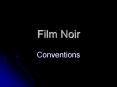 Film Noir PowerPoint PPT Presentation