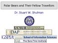 Polar Bears and Their Fellow Travellors PowerPoint PPT Presentation