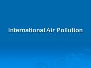 International Air Pollution