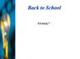 Back to School PowerPoint PPT Presentation
