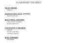 LEADERSHIP THEORIES PowerPoint PPT Presentation