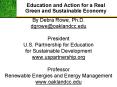 Education and Action for a Real Green and Sustainable Economy PowerPoint PPT Presentation