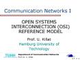 Communication Networks I PowerPoint PPT Presentation