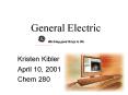 General Electric PowerPoint PPT Presentation