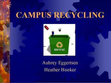 CAMPUS RECYCLING