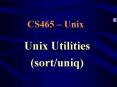 Unix Utilities PowerPoint PPT Presentation