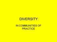 DIVERSITY: