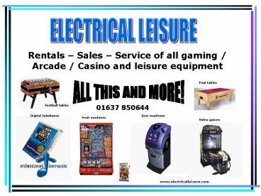 Electrical Leisure