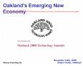 OAKLAND ECONOMIC SUMMIT PowerPoint PPT Presentation