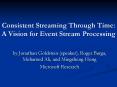 ... Streaming Through Time: A Vision for ... Stock ticke PowerPoint PPT Presentation