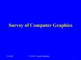 Survey of Computer Graphics PowerPoint PPT Presentation