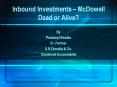 Inbound Investments McDowell Dead or Alive PowerPoint PPT Presentation