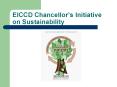 EICCD Chancellors Initiative on Sustainability PowerPoint PPT Presentation
