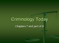 Criminology Today PowerPoint PPT Presentation