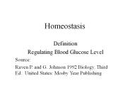 Homeostasis