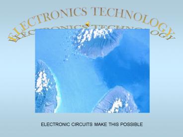 ELECTRONICS TECHNOLOGY