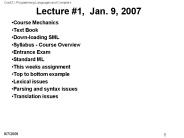 Lecture