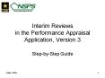 Interim Reviews in the Performance Appraisal Application, Version 3 PowerPoint PPT Presentation