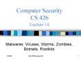 Computer Security CS 426 Lecture 14 PowerPoint PPT Presentation