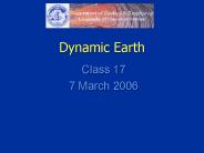 Dynamic Earth