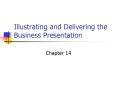 Illustrating and Delivering the Business Presentation PowerPoint PPT Presentation