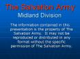 The Salvation Army Midland Division PowerPoint PPT Presentation