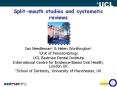 Split-mouth studies and systematic reviews   the analysi PowerPoint PPT Presentation