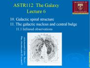 10. Galactic spiral structure