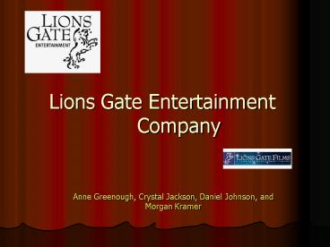 Lions Gate Entertainment Company