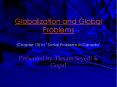 Globalization and Global Problems  (Chapter 13) in  PowerPoint PPT Presentation