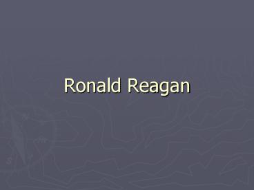 Ronald Reagan