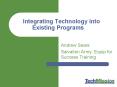 Integrating Technology into Existing Programs PowerPoint PPT Presentation