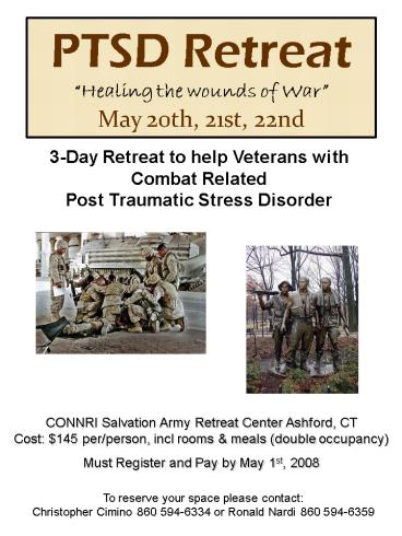 3Day Retreat to help Veterans with Combat Related