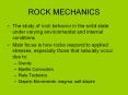 ROCK MECHANICS PowerPoint PPT Presentation