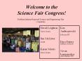 Welcome to the Science Fair Congress! PowerPoint PPT Presentation